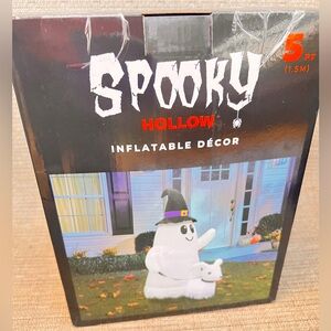 Spooky Hollow Inflatable Ghost Walking Dig Decor